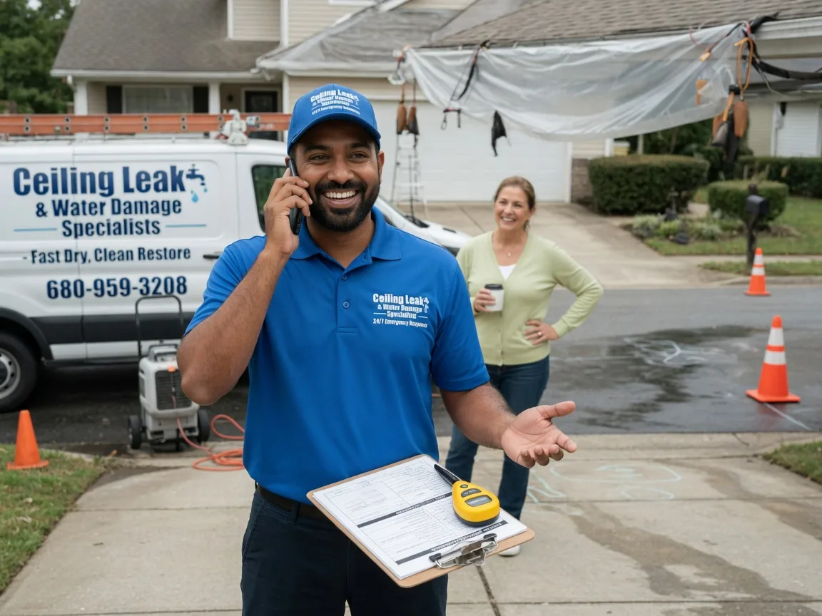Ceiling Leak Cleanup San Cristobal, NM FAQs